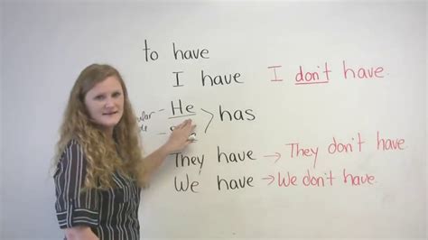 Or for some exception you say does she/he/it have my money? Basic English Grammar: Have, Has, Had - YouTube