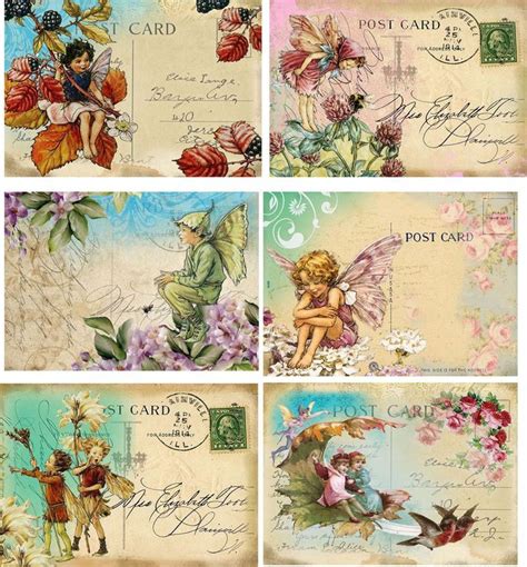 Image Result For Fairy Printable Label Card Tags Post Cards Cards