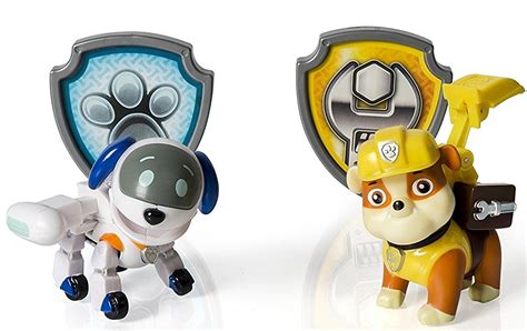 ~~ Genuine ~~ Paw Patrol Action Pup Pack Everest Robo Dog Rubble
