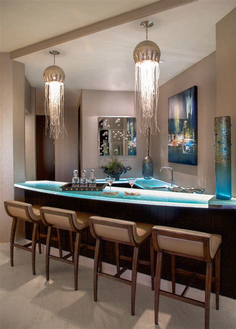 18 Splendid Mediterranean Home Bar Designs For The