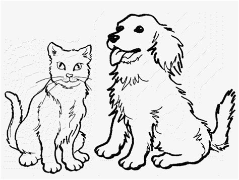 Dog And Cat Drawing At Getdrawings Cat And Dog Easy Drawing Free