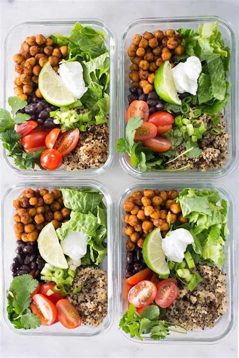 Easy Vegetarian Meal Prep Recipes To Make An Unblurred Lady