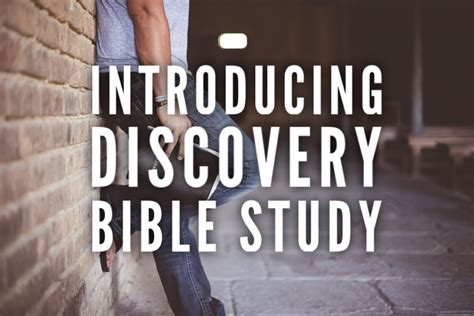 Introducing Discovery Bible Study A Key To Growing Movements