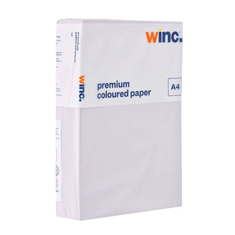 Winc Premium Coloured Copy Paper A4 80gsm Lavender Winc