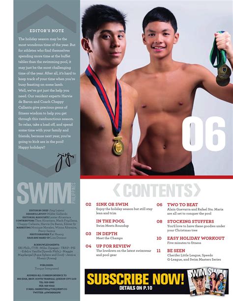 Swim Philippines Dec Jan By Sports R Us Marketing Events Group Issuu