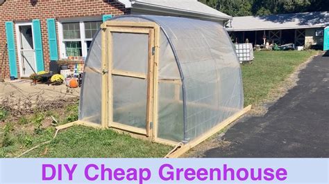 Although durable, the greenhouse provided in this package is not an engineered building and may not be used if a building permit will be required. DIY Cheap Greenhouse - YouTube