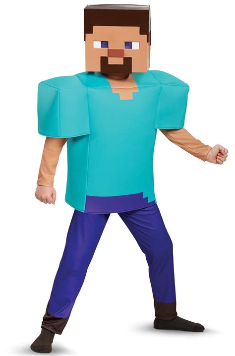 Brand New Minecraft Steve Deluxe Child Costume Ebay