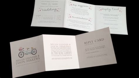 Tri Fold Pocket Wedding Invitations ~ Wedding Invitation