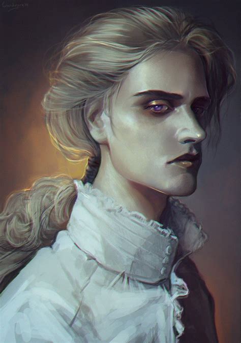 Character Portrait Blondhair Vampire Original Vampire Art Deviantart Fantasy Vampire