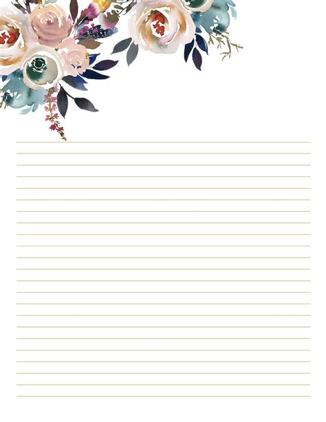 Writing Paper Printable Stationery Writing Paper Printable