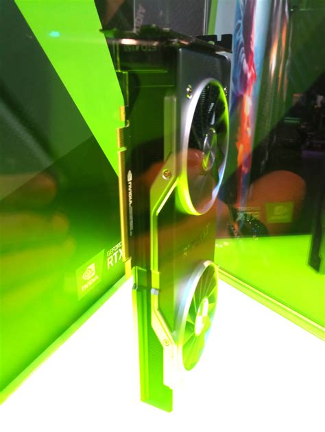 Nvidia Geforce Rtx 2080 Ti Captured In Its Sleek Green Metal Glory