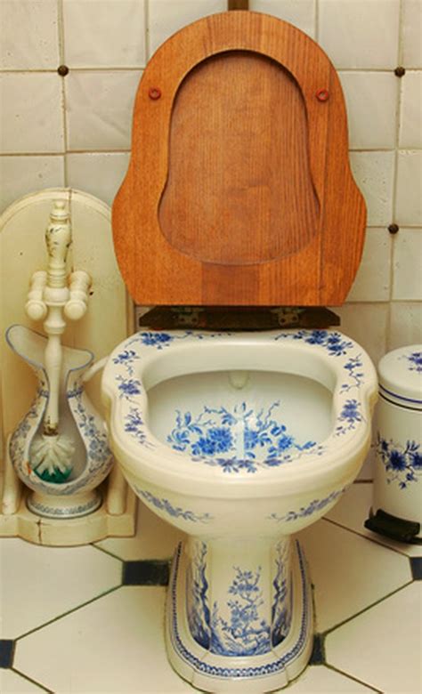 Measure the space around the toilet and how far from the wall it is. How to Repair a Scratched Porcelain Toilet | Hunker
