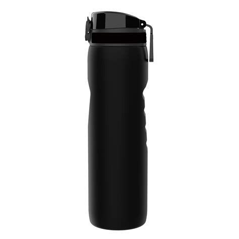 Ion8 Quench Bpa Free Water Bottle 1000ml Solid Carbon On And Off