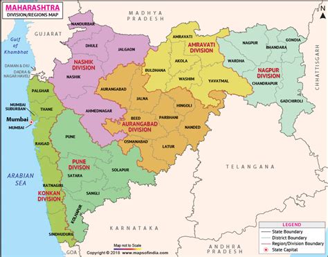 Region Map Of Maharashtra