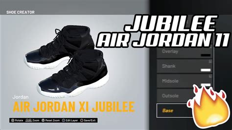 How To Make Air Jordan 11 Jubilee In Nba 2k21 25th Anniversary