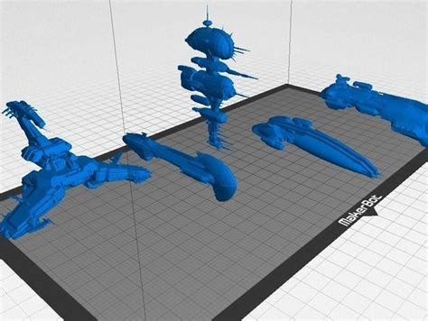 Eve Online Pirate Faction Ships Collection Free 3d Model 3d Printable
