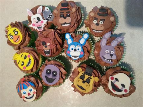 Fnaf Cupcakes Five Nights At Freddys Know Your Meme Fnaf Cakes