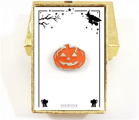 Pumpkin Pin Pumpkin Enamel Pin Pumpkin Lapel Pin Halloween Etsy