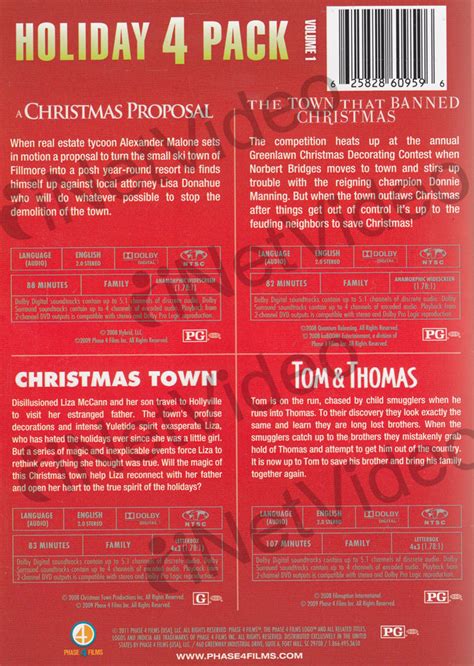 Holiday 4 Pack Vol 1 Christmas Proposal Christmas Town Town That Banned Christmas Tom