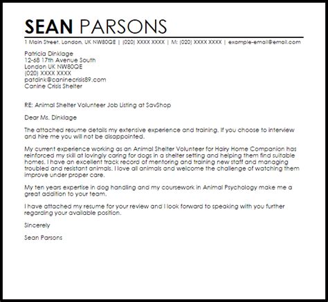 (020) xxxx xxxx | email@example.com. Cover Letter For Zoo Internship - 300+ Cover Letter Example