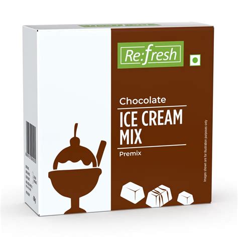 Chocolate Ice Cream Premix Powder 80 Gm Online From Refresh