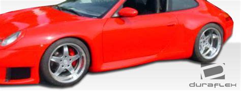 Porsche 911 carrera 4 with the factory aero kit, sport back seats, carbon fiber. Fiberglass+ Sideskirts Body Kit for 2000 Porsche 996 ...
