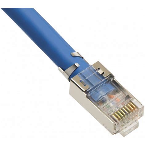 Platinum Tools Shielded Ez Rj45 For Cat5e And Cat6 With External Ground