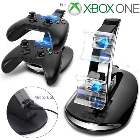 Led Dual Fast Charging Dock Station Charger For Xbox One Xbox One S