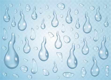 Water Drops Raindrops Overlays Clipart Effect Textures Etsy