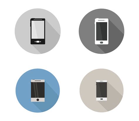 Smartphone Icon Set 834689 Vector Art At Vecteezy