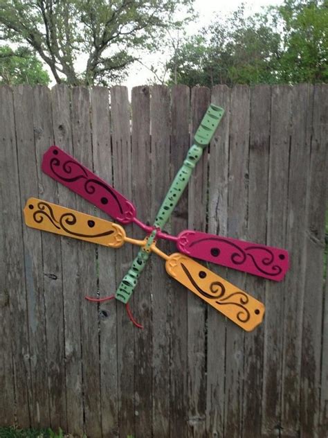 Upcycle Ceiling Fan Blades Into Giant Dragonflies The Owner Builder