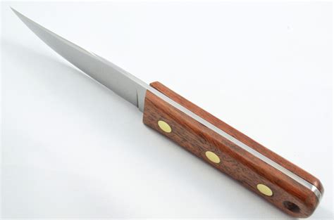 Rosewood Boatingyachting Knife Sheffield Made Stainless Steel Leather