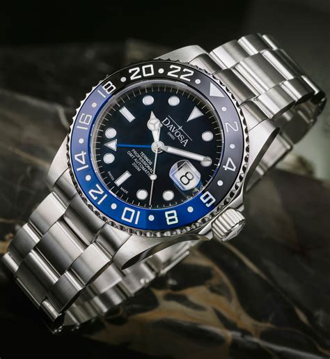 Eine auswahl toller uhren der marke davosa swiss. Davosa Ternos Professional TT GMT Automatic 161.571.45 aus ...