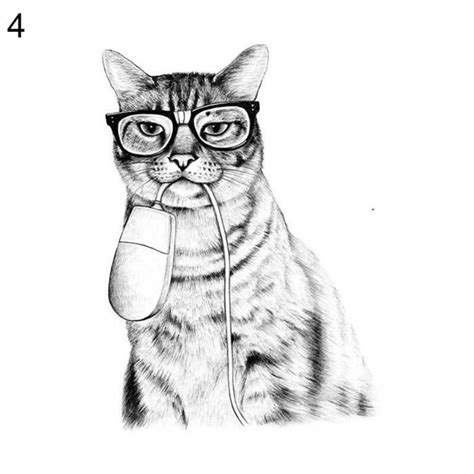 Voir plus d'idées sur le thème dessin chat, dessin, illustration de chat. Animaux Mignon Kawaii Chat Chat Noir Dessin