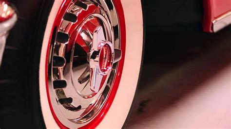 1957 Chevy Bel Air Hubcap Spinners Danchuk Usa Youtube