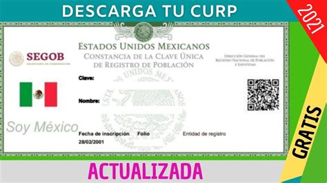ᐈ Cómo Sacar La Curp Gratis En México 【 2021 5c6