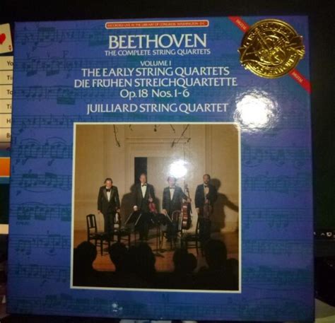 Beethoven Complete String Quartets Early Vol 1 Juilliard String