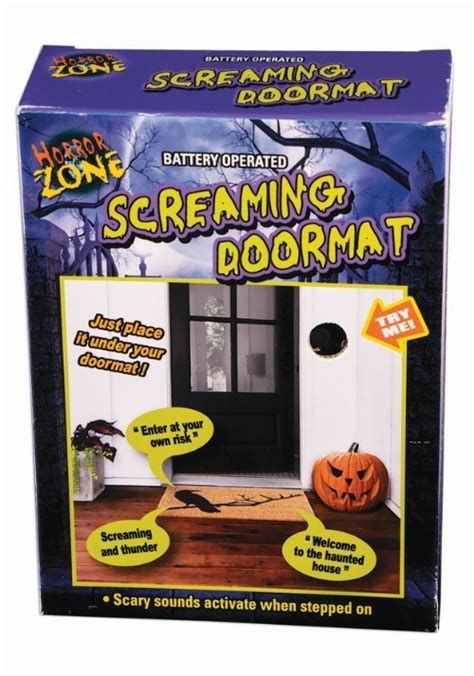 Halloween Motion Activated Screaming Doormat Decoration