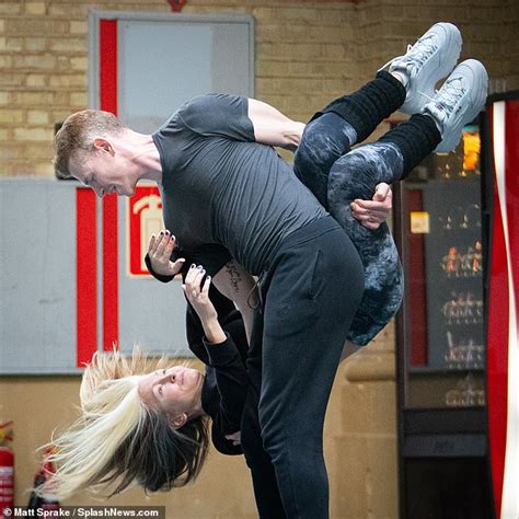 Exc Caprice Left Too Scared To Speak During Dancing On Ice Training