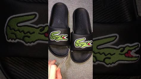 ซื้อ lacoste black men's croco synthetic slides s01b4 ได้เลยที่นี่ รับประกันสินค้าของแท้แน่นอน100% เช็คส่วนลดและสิทธิพิเศษต่างๆอีกมากมายได้เลยที่ central.co.th Lacoste Slippers black รองเท้าแตะ - YouTube