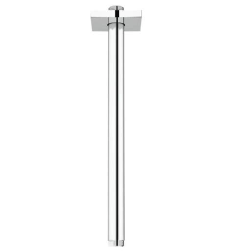 Frame:16 gauge steel with a 1 flange. Grohe 27487000 Rainshower 2 1/2" Ceiling Shower Arm with ...