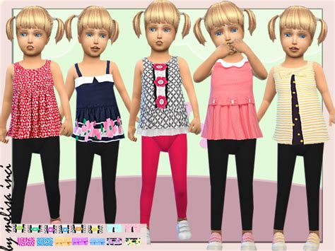 Toddler Peplum Floral Top By Melisa Inci At Tsr Sims 4 Updates