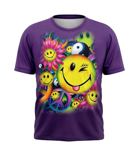 Camiseta Flores Sorriso Estampa Total Elo7