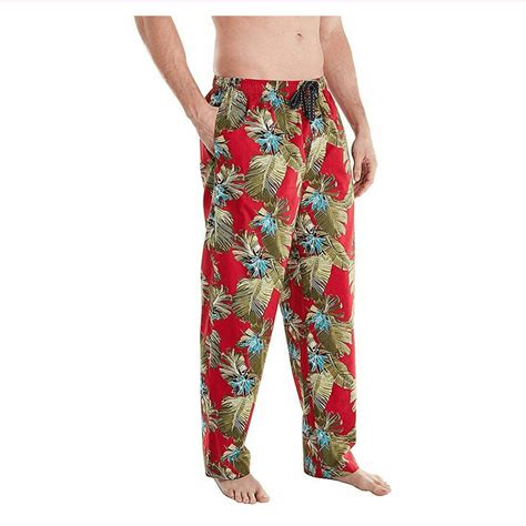 Tommy Bahama Tommy Bahama Men S Hawaiian Floral Woven Pajama Pants S