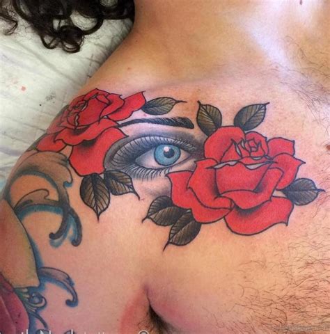 70 Brilliant Rose Tattoos For Chest