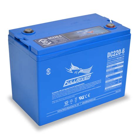 Fullriver Dc220 6 Deep Cycle Agm Battery Free Shipping Battery Guys