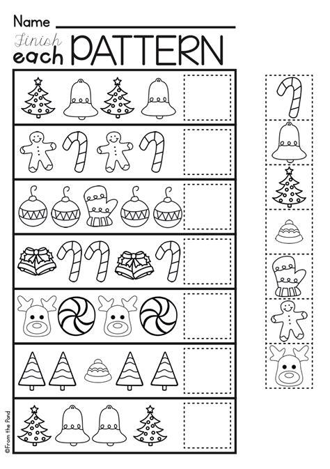 Free Printable Worksheets For Kindergarten Christmas
