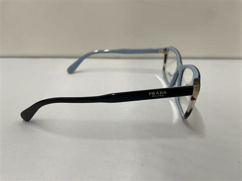 Prada Vpr 01v Khr 1o1 Blackblue Rx Eyeglass Frames 55 16 140 Brand New Ebay