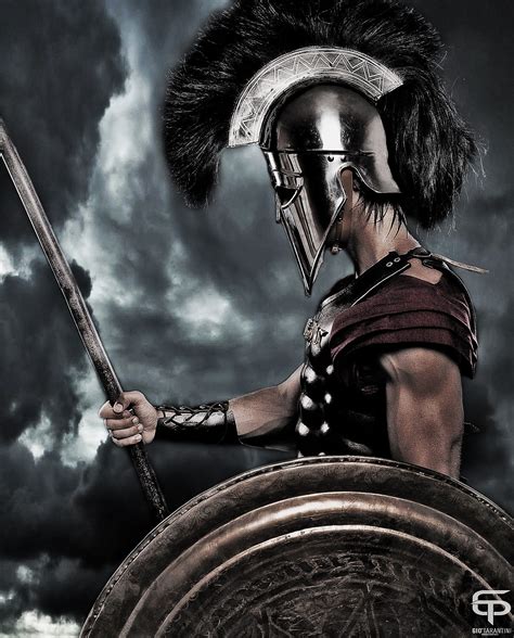Ancient Spartan Warriors Art