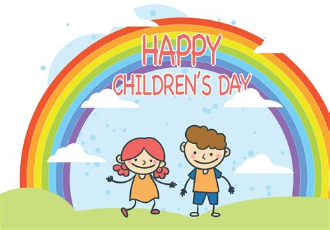 * digitales wörterbuch der deutschen sprache „kindertag. Cute Children's Day Vector - Download Free Vectors ...
